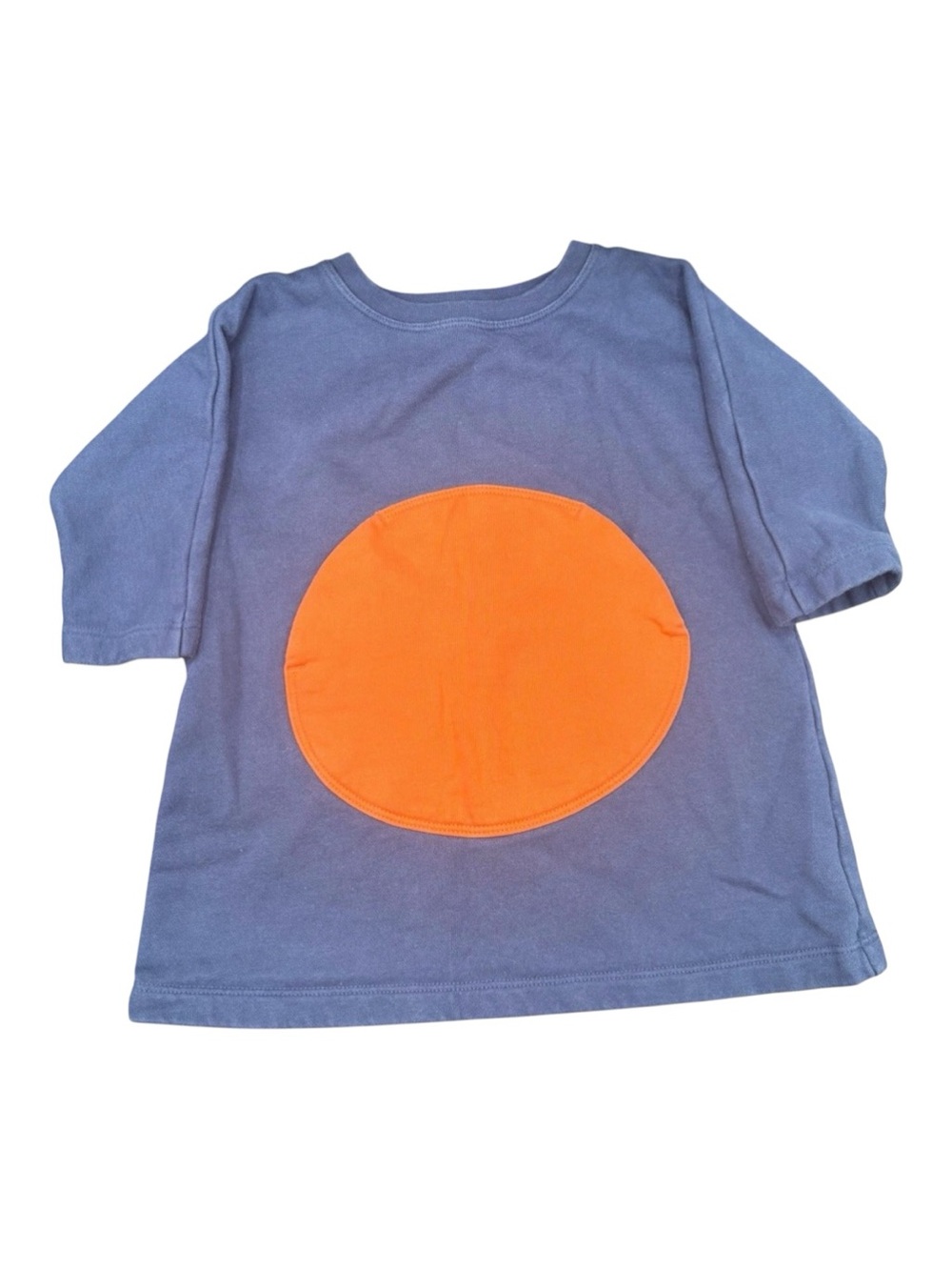 COS Collection of Style Girls Dress Cotton‎ Blue Orange Circle Dot Size 1-2Y